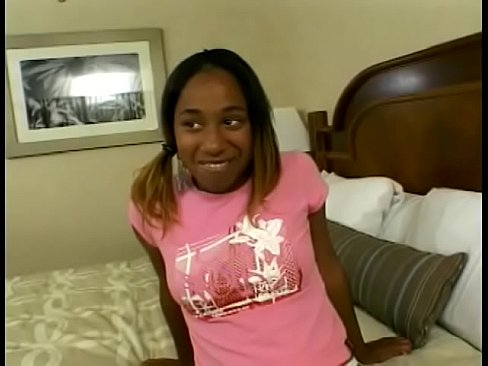 Black princess with a young body rides a hard cock