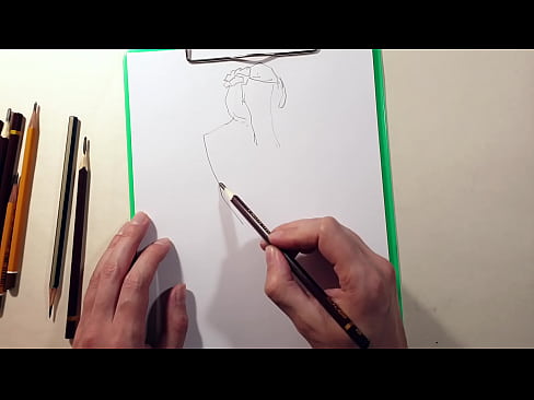 How to draw a pencil figure? Quick sketches