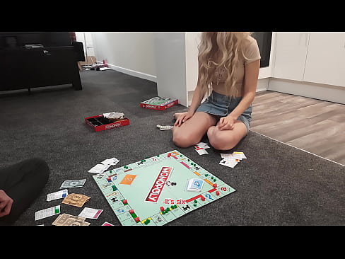 My Step Sister Lost a Monopoly (board Game) to my best Friend and Paid her Bet Debts with Pussy.