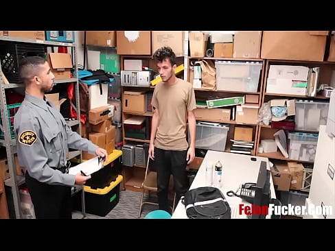 Gay Gaurd Fucks Teen Felon's Perfect Asshole