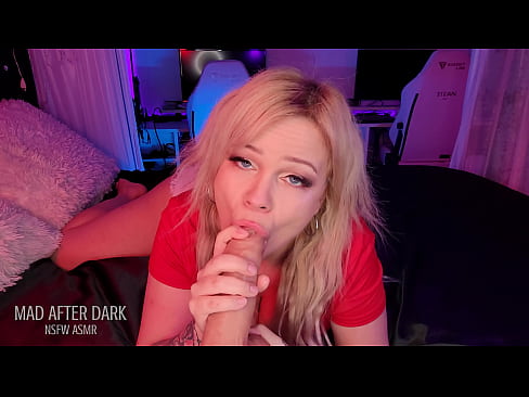 POV BJ of a Blonde Giving You a Massive Cumshot
