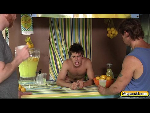 Johnny gets a hard anal pounding by Jay