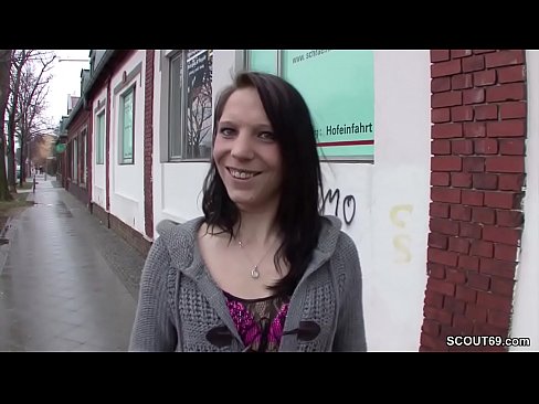 Stranger Seduce German Teen From Street to Fuck for Cash