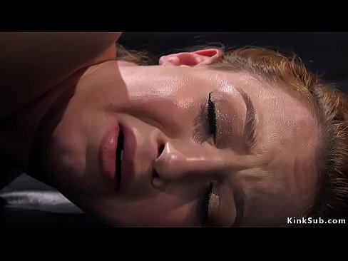 Redhead beauty Cheyenne Jewel suffers different bondage positions and in hogtie gets pussy vibrated and fucked
