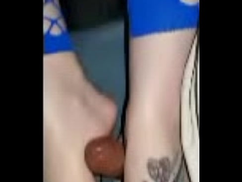 BBC foot job with cumshot
