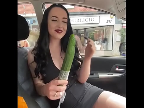 This is what I do when I’m out and I have a cucumber with me ! Ellie louise