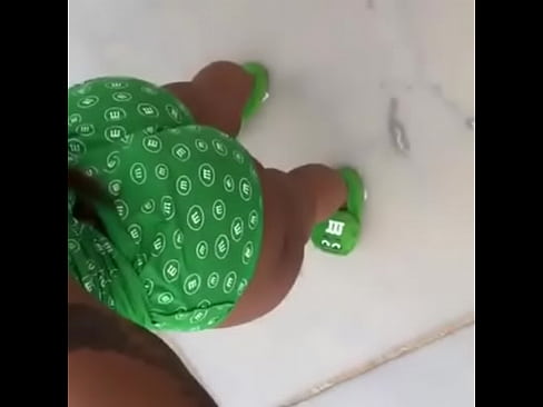 Sexy Candy Ass in green booty shorts