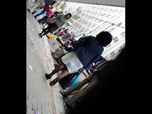 Candid ebony asses and BBW granny in the streets of Joburg