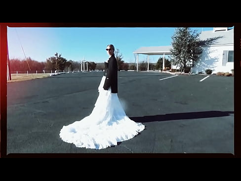 Beautiful Transwomen is Runaway Bride In Cool Video
