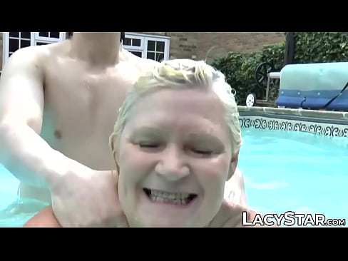 Granny with big tits has voyeur fuck her