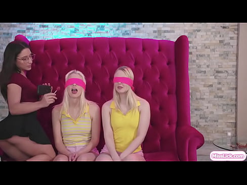 After tasting a lollipop I wonder if my blindfolded gfs would guess the taste of my squirt.They got super horny and we facesitted and licked pussy  After tasting a lollipop I wonder if my blindfolded gfs would guess the taste of my squirt.They got super horny and we facesitted and licked pussy