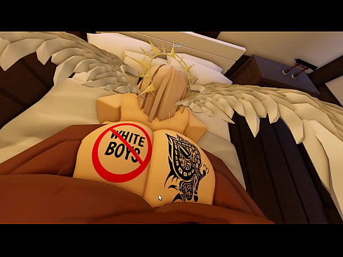 Roblox angel gets fucked by black demon