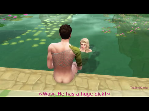 Rough Island sex with strange man, my real moaning, Sims 4