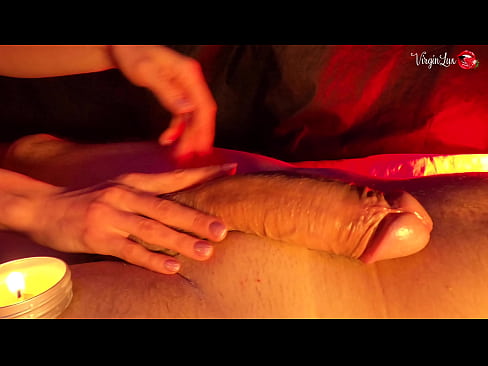 Incredible Bitch Quickly Turns Up Guy with Wax and Dexterous Tongue