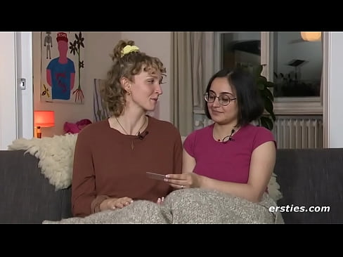Lesbian Couple Play a Sexy Card Game