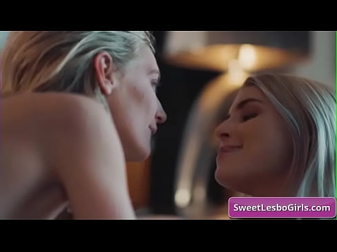 See these naughty blondie lesbo girls licking and finger fucking each others pussies for intense cliamxes