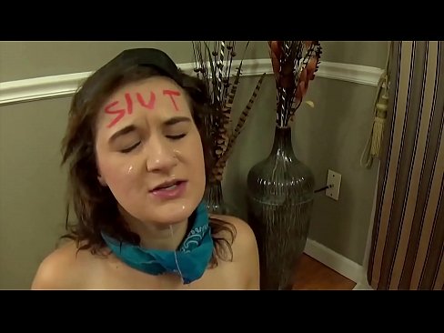 Bound up, facefucked and given facial cumshot