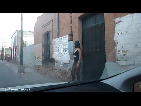 Gatita dressed as a whore in the street @KarlayCarlos1