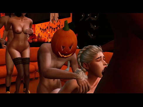 Halloween orgy