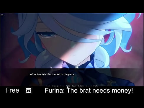 Furina: The brat needs money! (free game itchio) Visual Novel, Role Playing