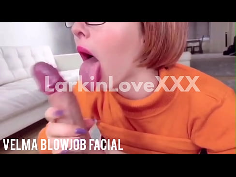 Slutty Velma Licks and Sucks a Big Cock for Massive Dripping Facial