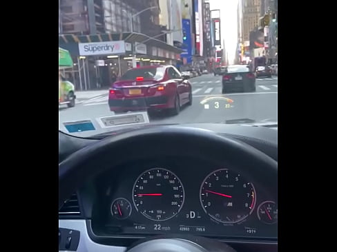 New York Road Head BMW super car