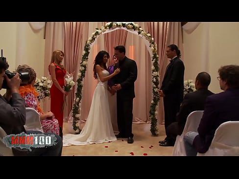 Kayla Carrera gets banged by a big cock in wedding dress