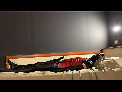 Latexitaly take a nap wearing rubber latex