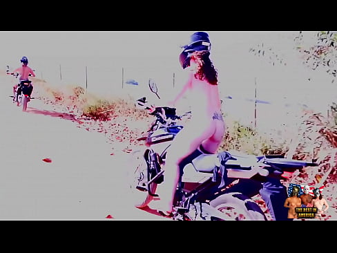 TWO NAKED WOMEN RIDING A MOTORCYCLE THAT CRAZY - ELIANE FURACÃO AND LOrraNY EXOTICA
