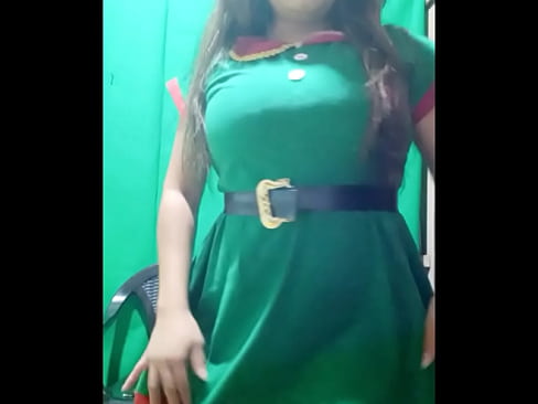 MY STEPSISTER FULFILLS MY FANTASY OF SEXY DANCING WITH SEXY LEPRECHAUN COSTUME AND SHOWS ME HER TIGHT PUSSY READY FOR FUCKING