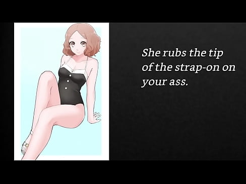 Haru from persona takes your feminisation training up a notch. Pegging and pissplay.