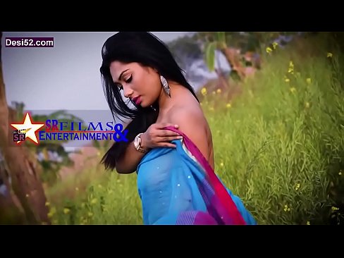 Very Charming Desi Girl  Areola reveled through Transparent Saree