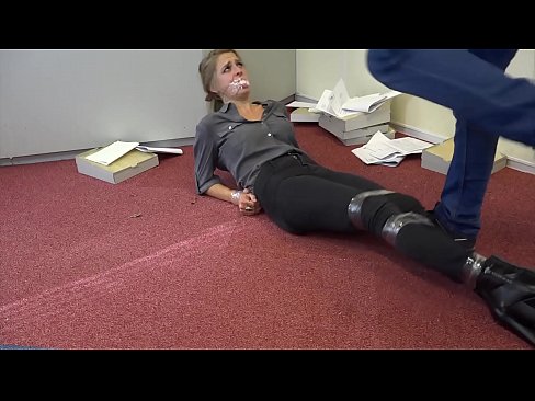 Blonde Teen held in empty building