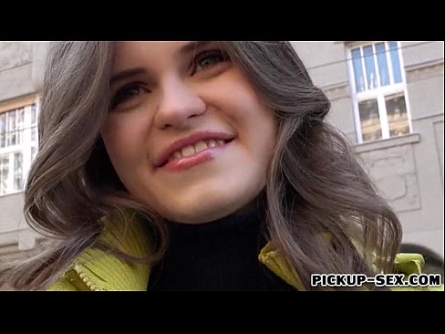 Czech girl Anna Taylor flashes tits and fucked for cash