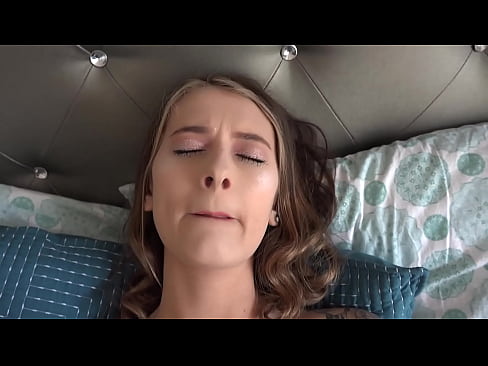 POV with Amateur teen who loves getting eaten out, gives a blowjob and finally fucked in her uniform - Meloni Moon