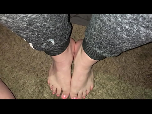 I blast her sexy latina feet with my cum Compilation