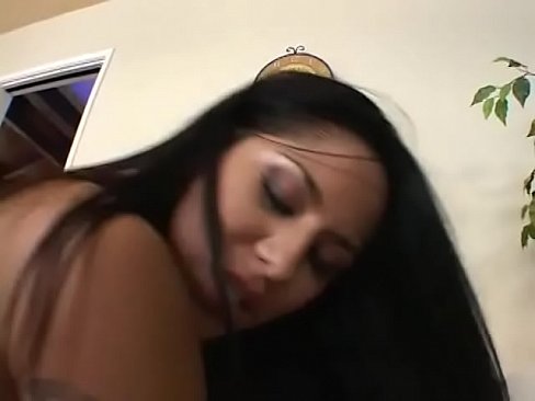 Busty latina rides cock before she takes facial