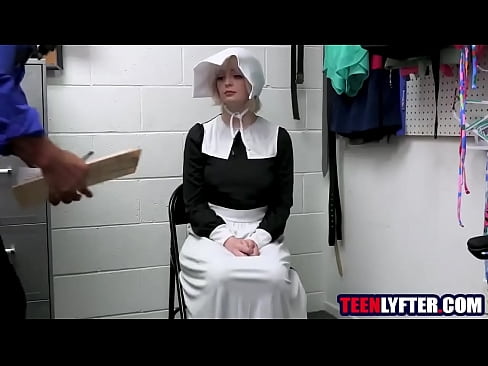 Young amish girl fucked by mall cop for thieving  Young amish girl fucked by mall cop for thieving