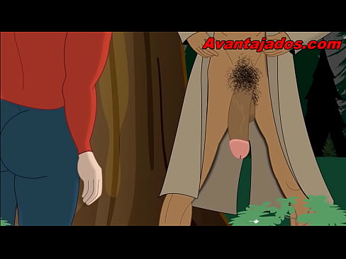 Cartoon Gay Putaria no Parque