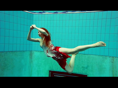 Marketa surprises you underwater being horny