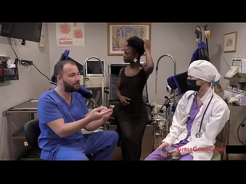 Doctor Tampa And Nurse Stacy Shepard Preform Rina Arems Annual Gynecological Assessment At Their Gloved & Probing Hands Full Movie Only @ GirlsGoneGyno.com #ClovGang