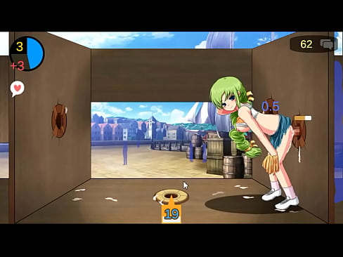 Cute 18yo maid in erotic hentai ryona game video