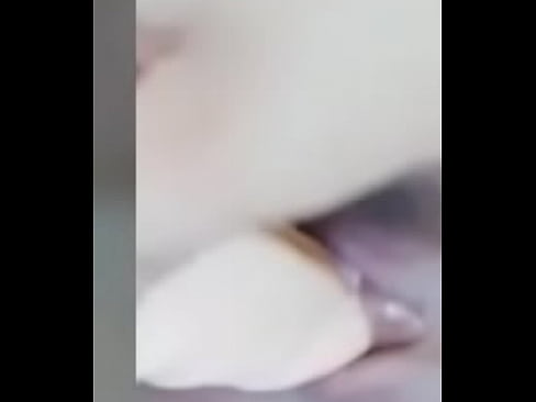 Vibrating dildo in her wet pussy