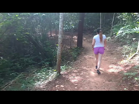 Sexo al aire libre con hermosa culona