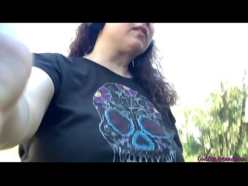 Big tits bounce, peeing, and sweaty barefeet