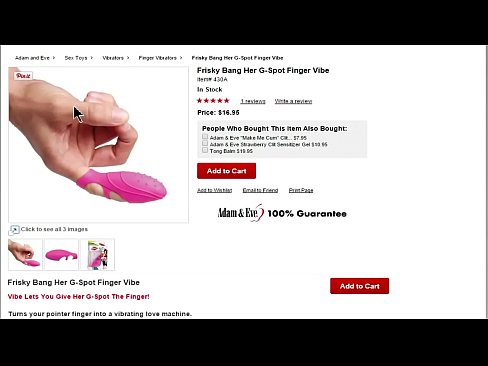 The Pink Frisky Bang Her G-Spot Finger Vibrator