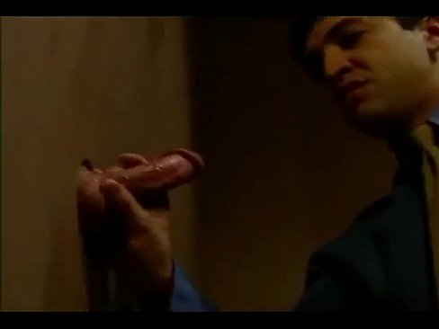 Gay gloryhole blowjob