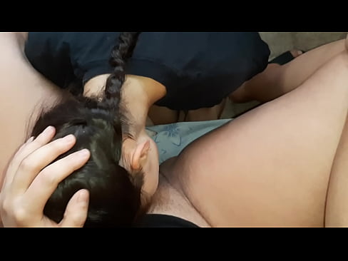 My girlfriend licks my pussy to a shaking orgasm
