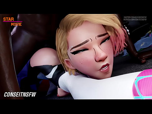 Spider-Gwen Hard Fucks BBC Hentai Animation 3D