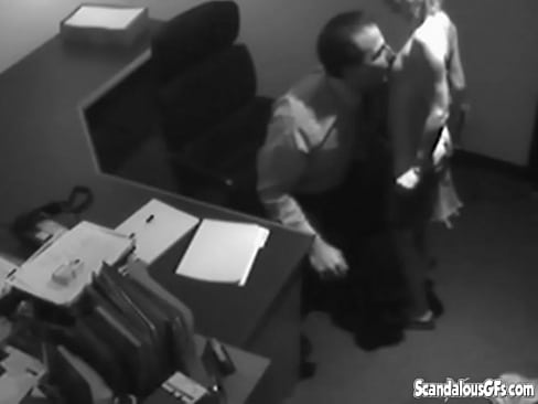 Blonde Secretary strip off her boss pants to show big dick. She strip off her clothes with small tits and blowjob her boss